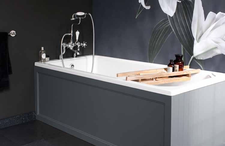 Furniture ARUNDEL BATH W S O G LONDON BATH W S O G Luxury bath grips Code: R30 79 Arundel bath 1700 x 700 with adjustable