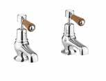 QT 283 303 Basin mixer with high central indice with pop up waste Code: KE4 WAL QT