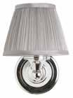 340-440 Code: A57 CHR 299 round light with chrome base and chiffon silver shade Code: BL15 ornate light with chrome base and cup frosted glass shade ornate light with chrome