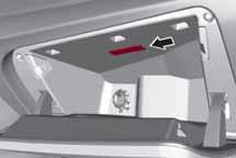IN AN EMERGENCY 207 08026S0009EM Luggage compartment courtesy lights To replace the bulbs, proceed as follows: open the boot and extract the courtesy light working in the point shown by the arrow,