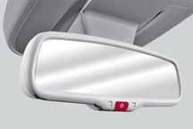 44 04106S0002EM When reverse gear is engaged, the mirror is automatically set for daytime use. DOOR MIRRORS Electric adjustment The mirrors can only be adjusted with the ignition device at ON.