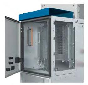 arc. Optional standard parts are available to extend the arc chamber; flanges and grilles