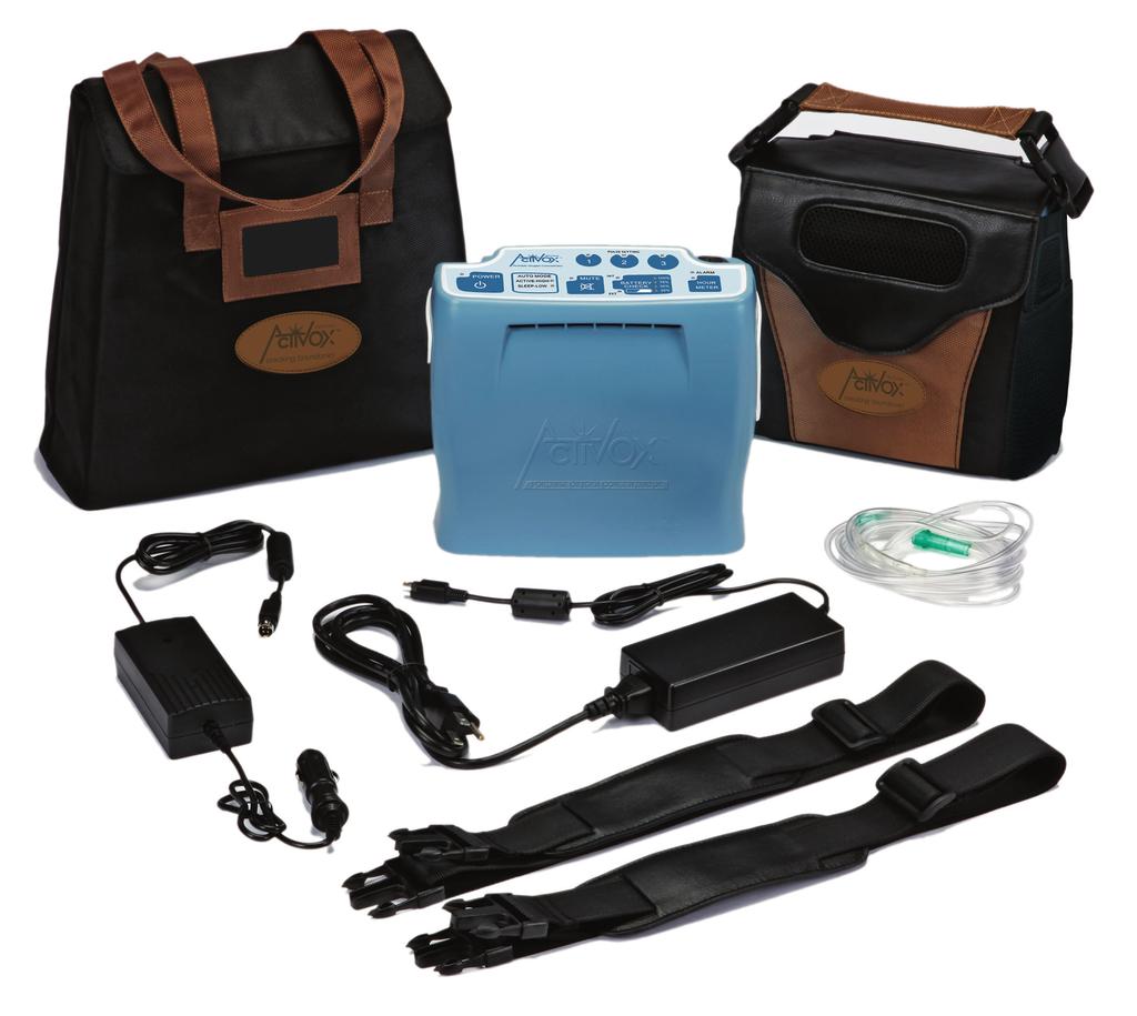 GETTING STARTED This guide will familiarize you with the LifeChoice Activox Portable Oxygen Concentrator (POC) and its accessories.
