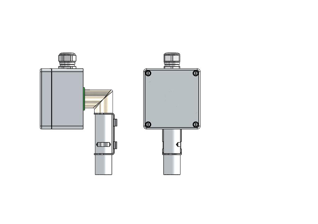 Aluminium versions for chamber mounting 61 MGV-AF Standard with cable gland MGV-AFEXI Intrinsically safe acc. to ATEX Housing / Electrical connection / Mounting / Prot.