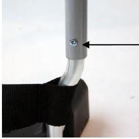 9.0 OPERATION COMFORT ADJUSTMENTS 9.1 ADJUSTING FOOTREST HEIGHT Remove the footrest from off the wheelchair.