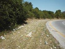 LITTER APPEARANCE The department receives numerous complaints regarding litter along the states roads. While litter is visually unappealing, it can also be dangerous to motorists.