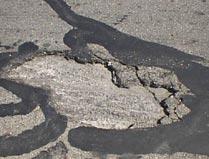 PAVEMENT DEFICIENCY This category is a combination of Pavement Deterioration, Pavement Obstruction, Pavement Bleeding and Excessive Crack Sealing.
