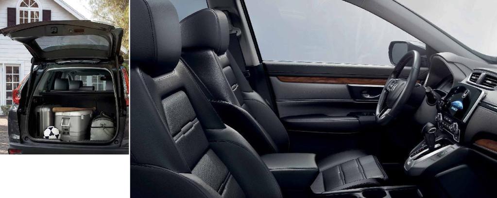 MORE ROOM FOR WHAT MATTERS Generous cargo space becomes even roomier with a fold-flat second row and extended luggage compartment.
