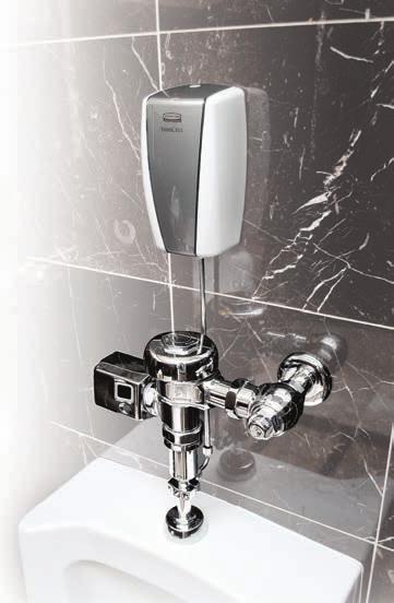 enhance washroom image and match any décor Cleans both toilets and urinals Refilling is easy just drop, twist, and click!