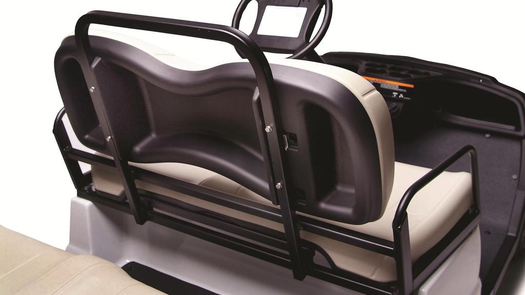Stylish bodywork with underseat storage Featuring a tough thermoplastic bodyshell that's finished in a high-gloss polyurethane coating, the