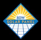80W Solar Panel Be more selfsufficient and save money on your next holiday
