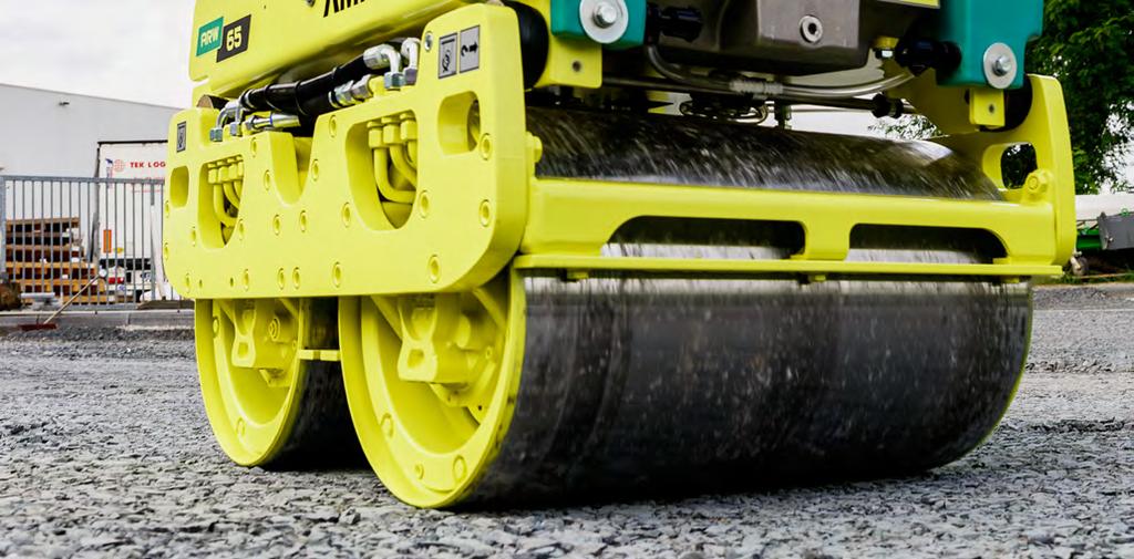 The right fit on your jobsite Ammann ARW Walk-behind rollers Walk-behind vibratory rollers from Ammann offer two applications in one machine.