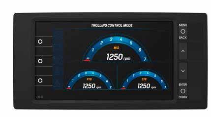 The TFT Display shows and distributes a wide array of data received from NMEA 2000 and J1939 CAN Bus systems and analog sensors directly connected to the display.