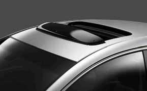 Mazda s durable, UV- and scratch-resistant smoked acrylic Wind Deflector reduces noise and glare from above.