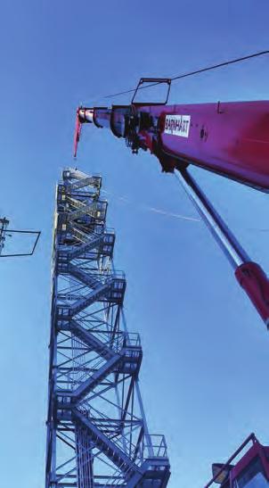 They run 14 cranes out of the Des Moines and Ames locations, including a new 500-ton crane.