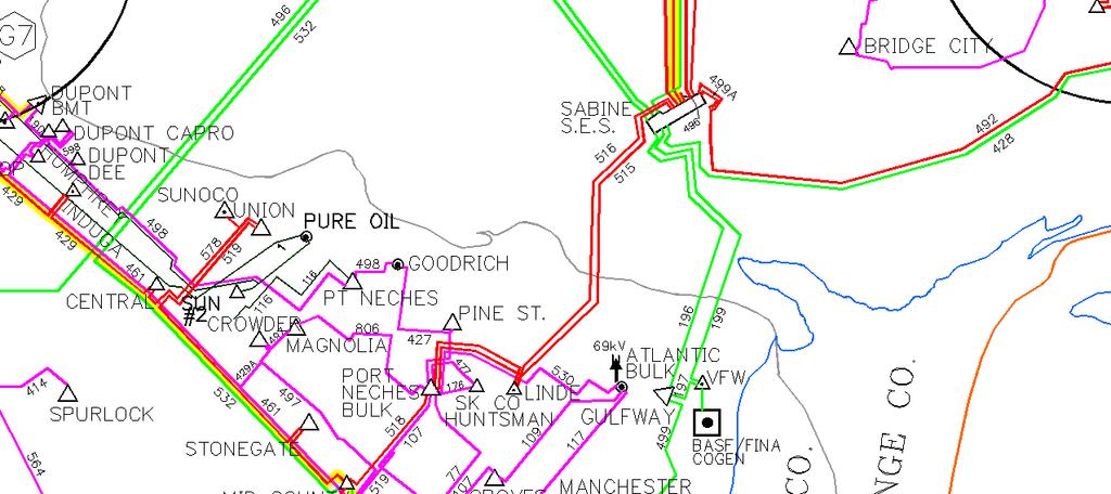 Sabine to Port Neches 138 kv 516 Upgrade Line 11-ETI-038