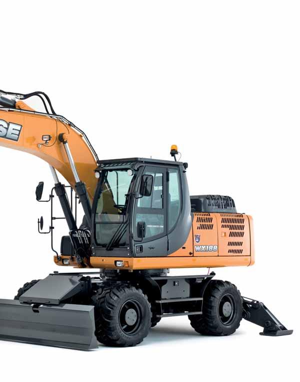 THE 8 SERIES Power and Control The WX wheeled excavators are designed to deliver a axiu of productivity and precision.
