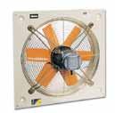 : Axial fans with square frame, with ATEX certification EEx d : Axial fans with circular frame, with ATEX certification EEx d Wall-mounted axial fans () or circular axial fans () with ATEX