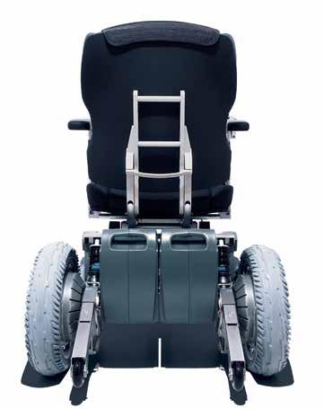 03 A fresh idea can lead to the development of something so radically new that it defies comparison. An electric wheelchair with spring suspension is nothing out of the ordinary.