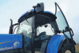 For ultimate comfort To further enhance the exceptionally high comfort levels of Series T6000 Plus tractors, New Holland offers Terraglide front axle suspension