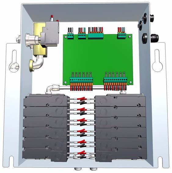 Service Smart Fluid Panel Replacing Air Flow or Pressure Switch Solenoid Standard Actuates The air flow switch (702) detects whether there is atomizing air flow to the gun (gun is triggered).