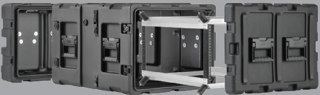 3RR & 3RS Series Removable or Static shock racks 20 24 30 The SKB 3RR Series cases are very high-quality shock rack cases with a slide-out removable rack.