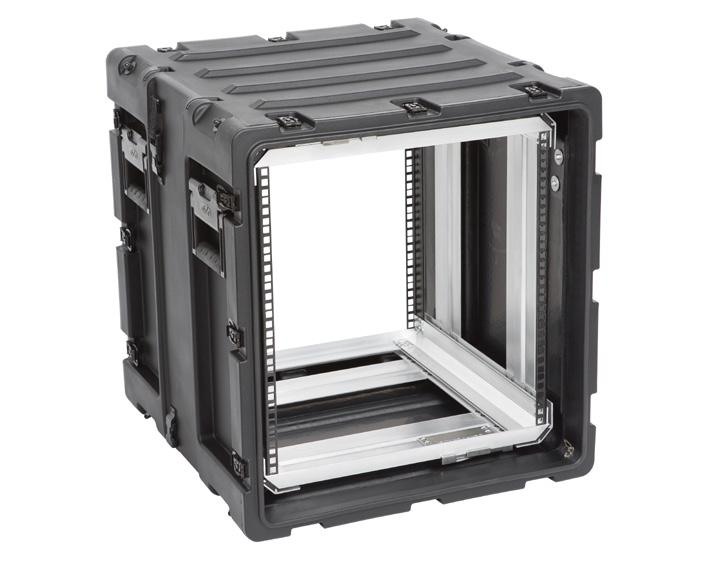 Roto molded of Linear Medium Density Polyethylene (LMDP) plastic, these Shock Racks are lightweight, shockproof, watertight, dustproof, and resistant to heat, chemicals, and impact damage