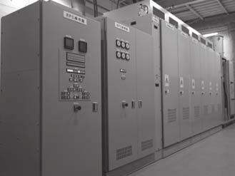 Active power at point of Purified-water cooling system Active power at point of RPC control panel RPC operation panel s Outdoor cooling system 22-kV VCB transformer VCB: vacuum circuit breaker the