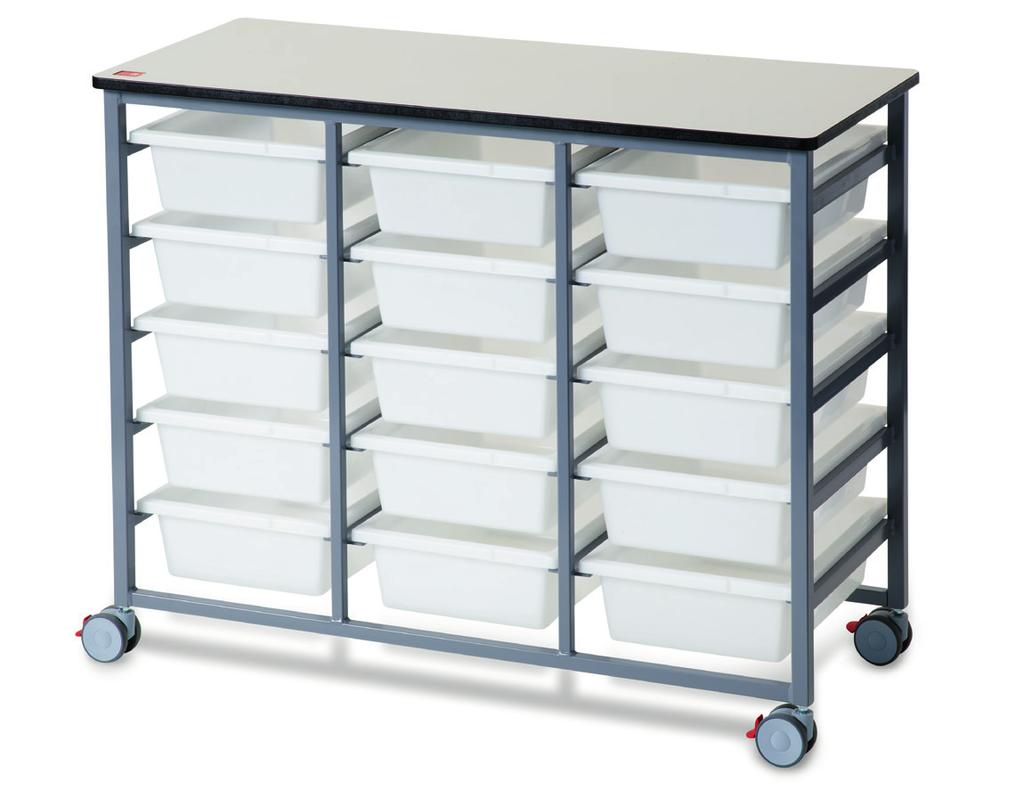 Woods Mobile Storage Trolley The perfect storage solution for all classrooms. Flexible and adaptable, Woods Mobile Storage Trolleys come in 3 sizes and cater for various storage applications.