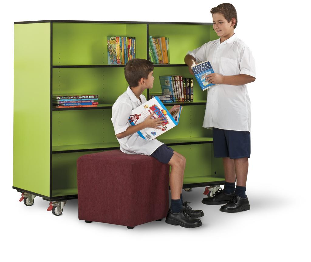 Bookcases Strong stable bookcases with adjustable shelves for a variety of uses.