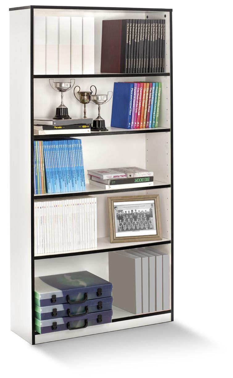 900mm (w) x 300mm (d) (4 Shelves) 300 1200 1500 1800 BC 2 900 BC 3 900 BC 4 900 Mobile Book Mate The Mobile Book Mate is double-sided with adjustable shelves, making it ideal