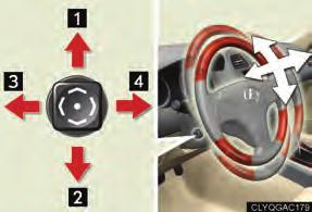 Topic Before Driving Steering Wheel 1 3 4 Up Down Away from the driver Toward the driver The steering wheel retracts automatically when the ENGINE START STOP switch is turned OFF to