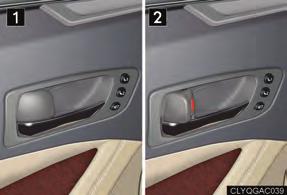 Topic 6 Opening and Closing Door Locks Locking the vehicle from inside 1