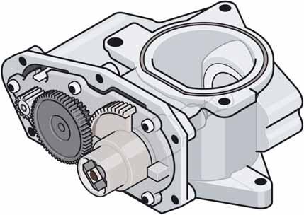 Exhaust gas recirculation valve A new exhaust gas recirculation valve is used in the 125 kw TDI engine. It is seated directly on the intake manifold inlet and is electrically actuated.