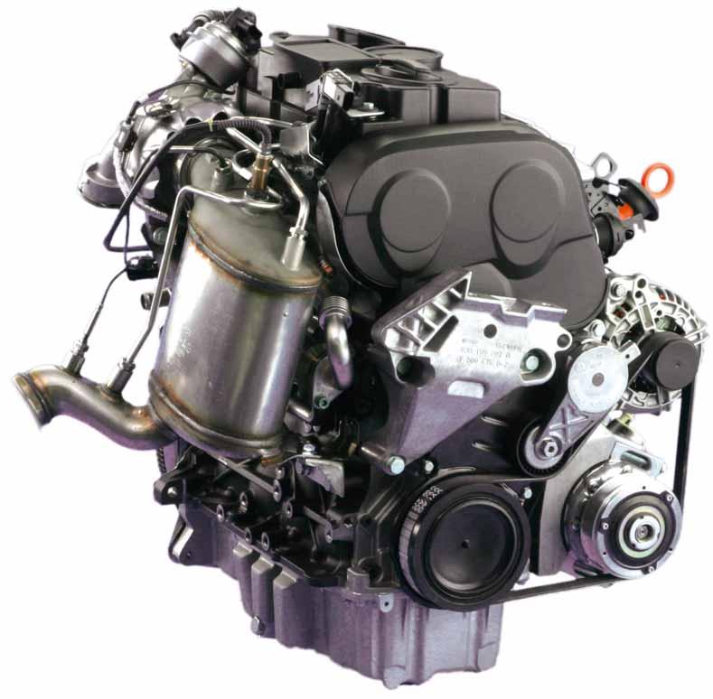 Introduction 2.0l 125 kw TDI engine with pump injection system The 2.0l 125 kw TDI engine is based on the 2.0l 103 kw TDI engine.
