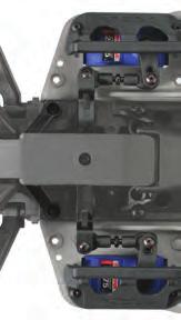 While holding the steering servo saver arm in the position mentioned in Step 6, install the servo horn onto the servo such that the steering link is parallel with the centerline of the vehicle.