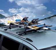 This convenient carrier holds up to six pairs of skis, four snowboards, or a combination of the two.