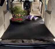reflect your taste. 18. REAR FLOOR LINER. (2) Soft Black vinyl liner covers the entire floor or folds to cover partial floor areas.