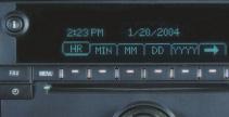 12 Getting to Know Your Sierra To store favorite stations: 1. Press the BAND button to select the band (AM; FM; or XM, if equipped). 2. Tune in the desired radio station. 3.