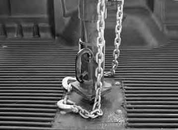 ) Raise the jack so the gooseneck coupler drops down and attaches to the gooseneck ball. 3.) Close the lock plate on the gooseneck ball coupler and install the locking pin. 4.