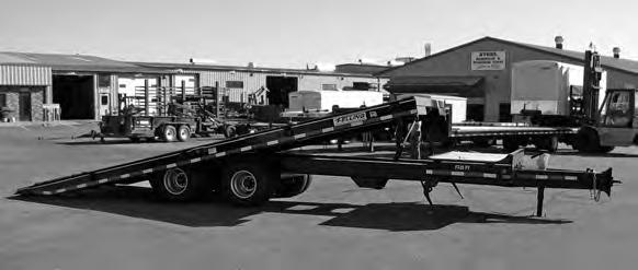 Deck-Over Tilt Trailer Operation Deck-Over Hydraulic Tilt Trailer Operation (Electric Brake System) Bed Latch Flow Control Valve 1.) Park the truck and trailer as straight and level as possible.