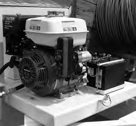 Operating Power Reel (if equipped) 1.) Ensure hand brake is open to allow reel to spin freely. 2.