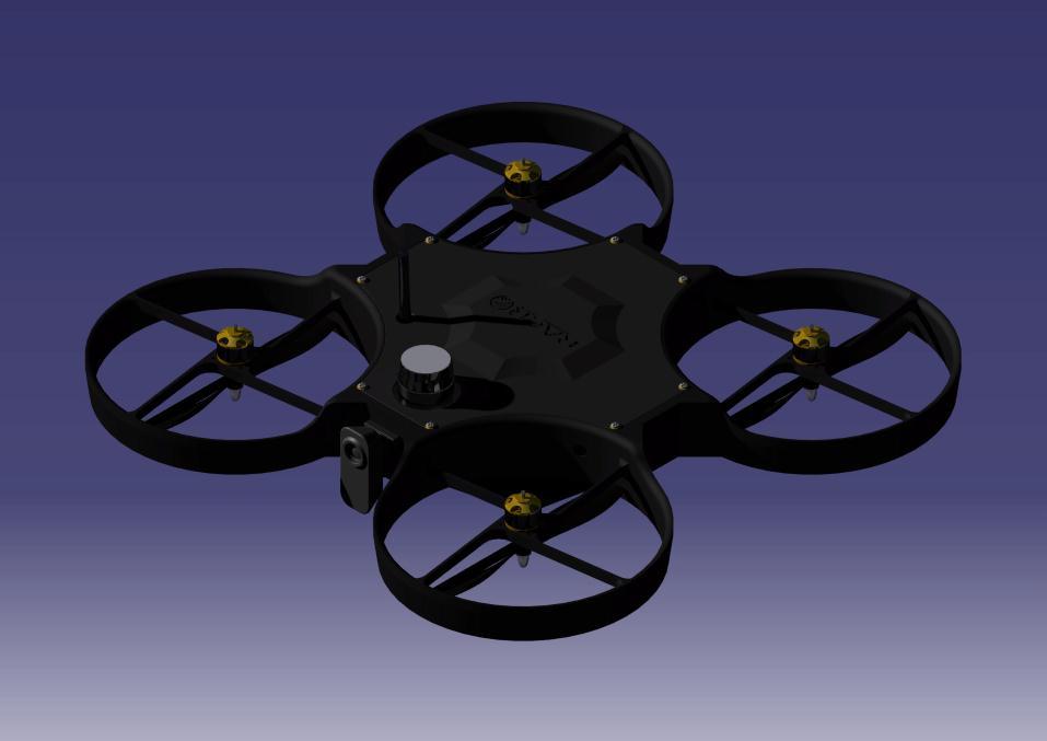 RAVEN II represents a significantly enhanced incarnation of the RAVEN Quadrotor from the 2012 IARC. RAVEN II is lighter, more robust, and more capable than its predecessor.