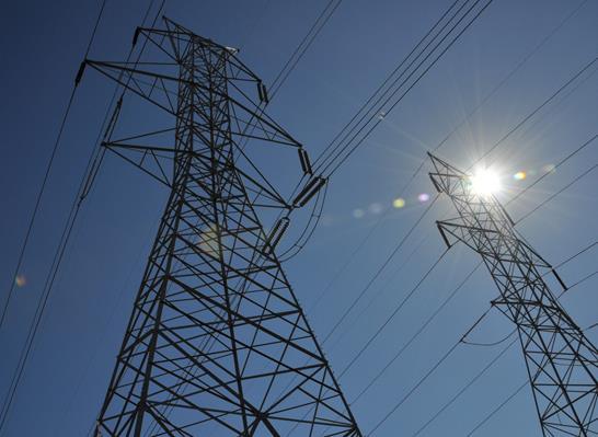 Transmission Thick wires on tall towers carry highvoltage electricity