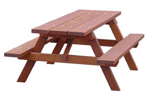 Woodland Picnic Table T63A T63B 450 595 1245 1505 730 250