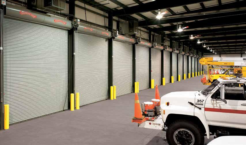Rolling ServiceDoor Systems MODEL 625 The breadth of Overhead Door Corporation s rolling service door product line ensures that your project specifications will be met with ease and style.