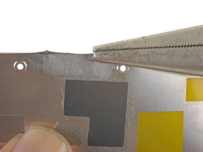 Step 29 If the EMI shield has any sharp protrusions after