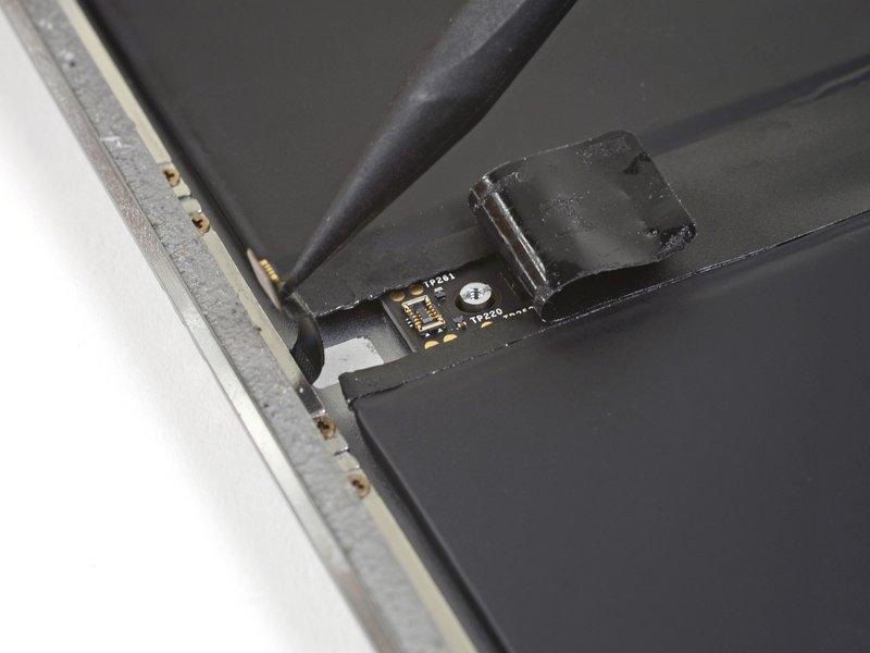 Push the Smart Connector flex cable up and out of the way.