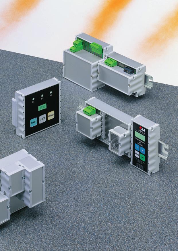 Alurail With Alurail, BOPLA has developed a modular DIN rail enclosure which is especially suitable for use in measurement, control and automatic control technology.