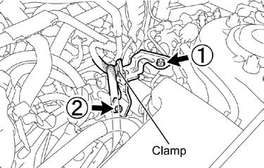 b) Engage the harness clamp. Torque: 75in. lbf (8.5N m) 11. RECONNECT THE BRAKE ACTUATOR HOSE a) Remove the cap from the accumulator. b) Remove the hose plug from the hose.